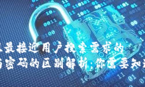 思考一个并且最接近用户搜索需求的  
TP钱包密钥与密码的区别解析：你需要知道的安全知识